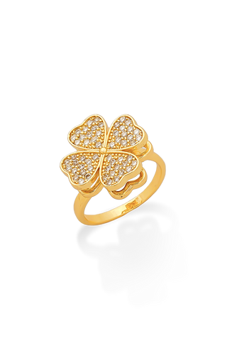 ANILLO TRÉBOL GRANDE