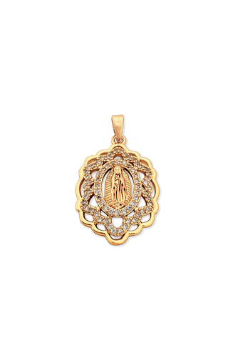 DIJE VIRGEN DE GUADALUPE BRILLANTE
