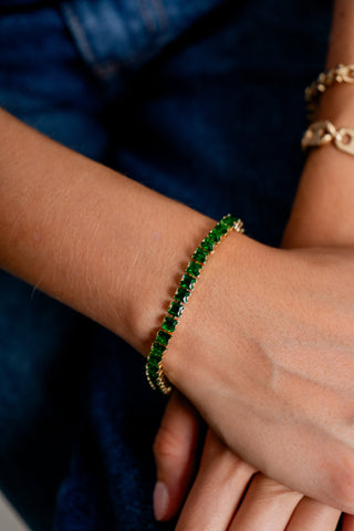 PULSERA TENIS VERDE - 138