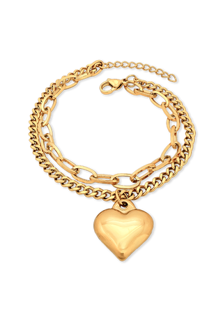 PULSERA CORAZÓN GRANDE
