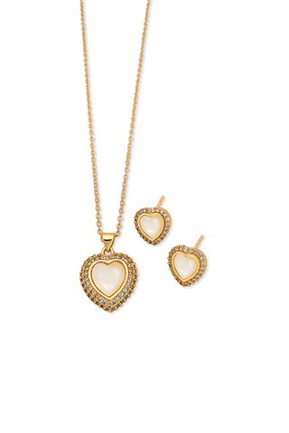 SET CORAZÓN RESINA