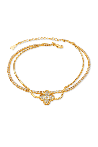 PULSERA TRÉBOL SOLO