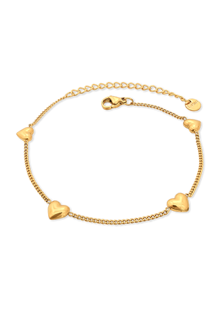 PULSERA CUATRO CORAZONES