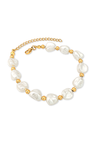 PULSERA DORADA PERLITAS
