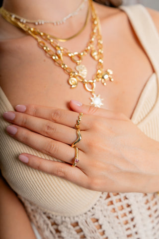 ANILLO ONDA - 76