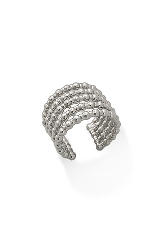 EARCUFF BALINES PLATEADO