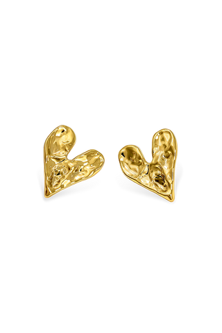 Corazón chunky dorado Koisa Accesorios