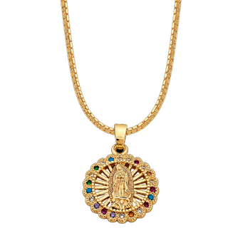 DIJE VIRGEN GUADALUPE MULTICOLOR KOISA