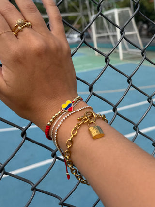 Pulsera Corazón Colombia Koisa Accesorios