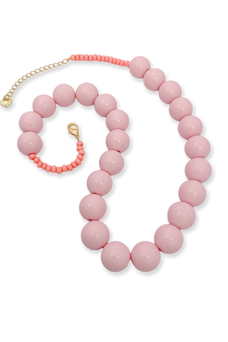 Collar Bubble Rosado Koisa Accesorios