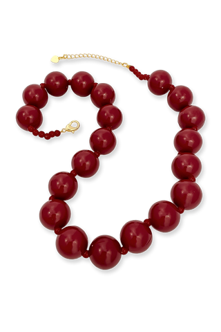 Collar Bubble Vinotinto Koisa Accesorios