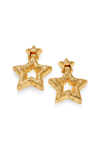 Aretes estrellas rock Koisa Accesorios