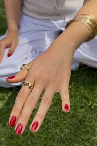 ANILLO CORAZÓN CHUNKY Koisa Accesorios